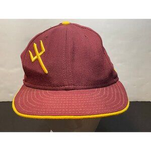 Arizona State Sun Devils New Era 59Fifty hat cap 7 5/8" wool red